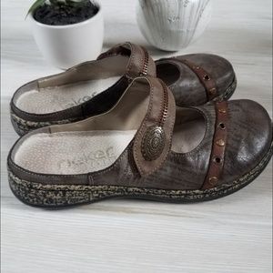 Rieker Antistress Mary Jane Slide Shoes